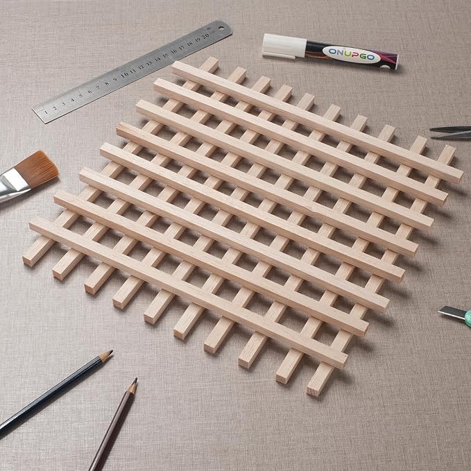 Balsa Wood Sticks, Square Wooden Dowel Rods, Balsa Wood Strips - Image 4