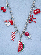 Silver-Tone Enamel Charms Set for DIY Jewelry Making - Image 5