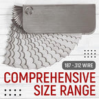 Garage Door Spring Measure Tool, 187 to .312 Precise Stainless Steel Wire Gauge - Image 2