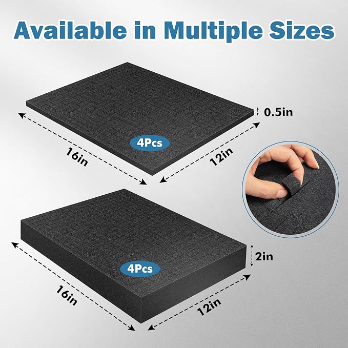 8Pcs Pick and Pluck Foam Large Size Apart Foam Insert Pre-Cubed Pick Padding - Image 2