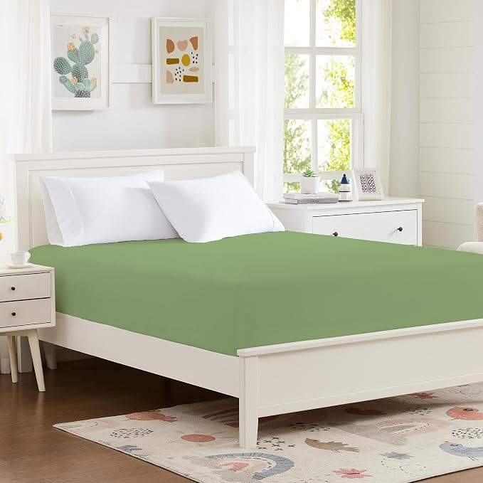 Hotella 100% Microfiber Full Size Fitted Sheet Only, Machine Washable and by Hotella