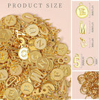 LEOBRO Letter Charms, Bracelet Necklace Charm & Jump Rings, Jewelry Making - Image 4