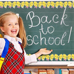 FYSUIMU 65.6 Ft Pencil Coquette Bow Bulletin Board Border Back to School Pencil - Image 7