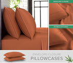 Queen Pillowcases by Pure Bamboo, Genuine 100% Organic Viscose Derived from - Image 2
