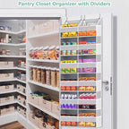 UVIAHOMI Heavy Duty Over The Door Organizer 6 Tiers, Extra Large Behind Door - Image 7