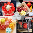 3 PCS 3D Rose Silicone Molds, 3D Flower Candle Mold Soap Candle Resin | - Image 6