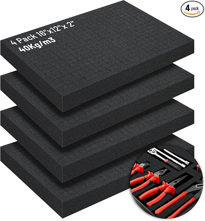 4Pcs Pick and Pluck Foam Sheets by Foamagic