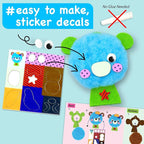 EZCRA Pom Pom Animal Craft Kit - Image 5