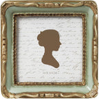 AELS 4x4 Inch Vintage Picture Frame, Elegant Antique Square Photo Frames by AELS