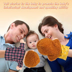 6 Pcs Family Hand Puppets 12 Inch Grandparents, Mom & Dad, Brother & Sister - Image 4