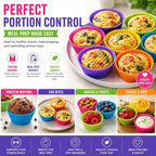 Cupcake Liners - Reusable Silicone Cupcake Baking Cups - Non-Stick Baking - Image 8