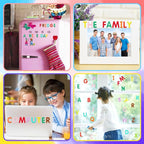 600Pcs Foam Letters Stickers Self Adhesive A-Z Alphabet Stickers | Colorful - Image 7