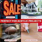 Acrylic Bonding Cement with Applicator Bottle 4 oz, Fast-Setting Glue - Image 6