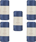 5 Skeins of Sensy Premium 2mm 251 Yards Polyester Rope 100% Polypropylene Cord by SSENSY