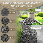 Quibbay 5 lbs Mexican Beach Pebbles, 2-3 Inch Decorative River Rocks - Image 6