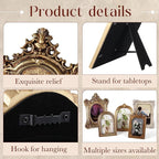Wonderjune 7 Pcs Vintage Picture Frames Set - Image 3