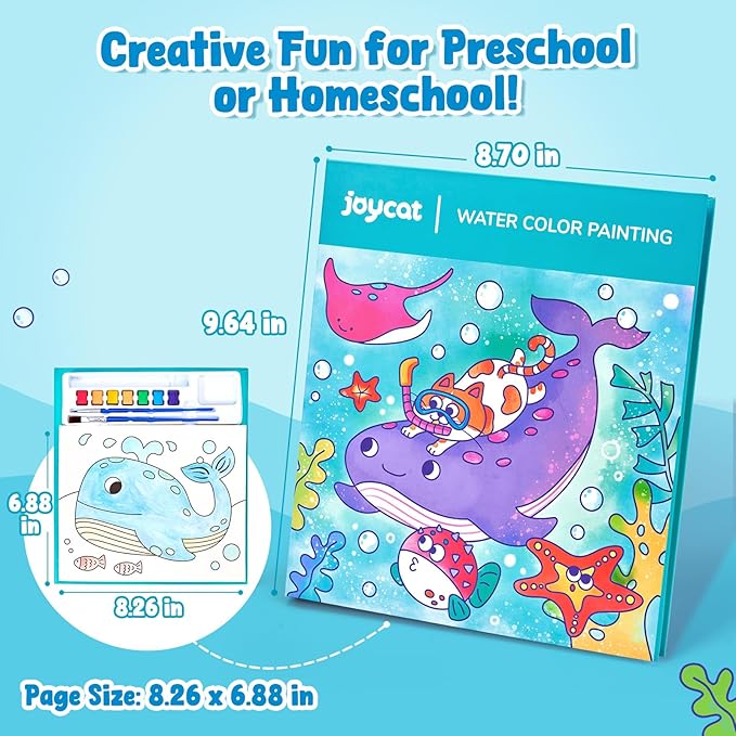 JoyCat Paint with Water Coloring Books - Image 7