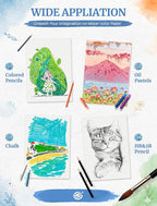 168 Sheets 5x7 Watercolor Paper Bulk, Cold Press Watercolor Paper 5x7, 110 - Image 6