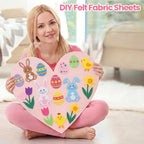 Peryiter 150 Pcs Back to School Pastel Felt Sheets Bulk - Image 3