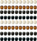 200Pcs Large Hole Barrel Wood Beads, BetterJonny 4 Colors Natural Wooden - Image 6