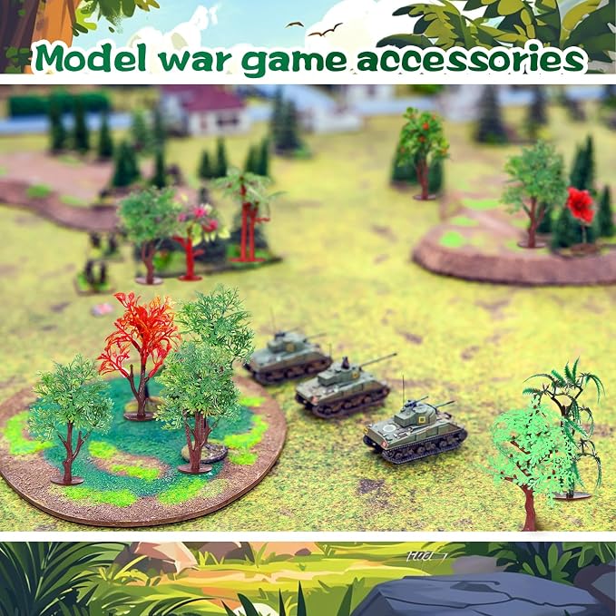 Tigeen 28 Pcs Model Trees Mixed Model - Image 6
