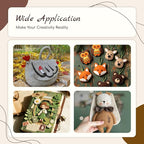16 Pcs 8x18in Soft Felt Fabric Sheets, 16 Assorted Brown Colors Felt Pack - Image 7