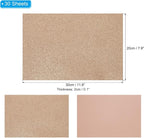 PATIKIL 30Sheets Brown EVA Glitter Foam Sheet 11.8 x 7.9 Inch 2mm Thick Sparkle - Image 2