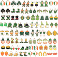 SANNIX 110Pcs 55 Pairs St. Patrick's Day Charms St. Patrick's Shamrock Charms by SANNIX