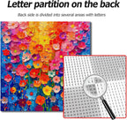 Jigsaw Puzzles for Adults 1000 Pieces, Colorful Flower Wall Puzzles for Adults - Image 6