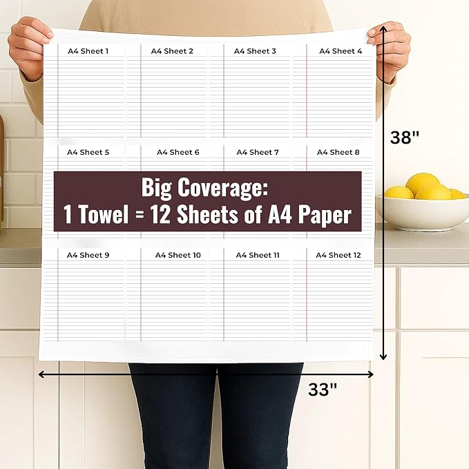 Flour Sack Towels | Tea Towel for Crafts| Kitchen Dish | Cotton Blank Towel for - Image 2