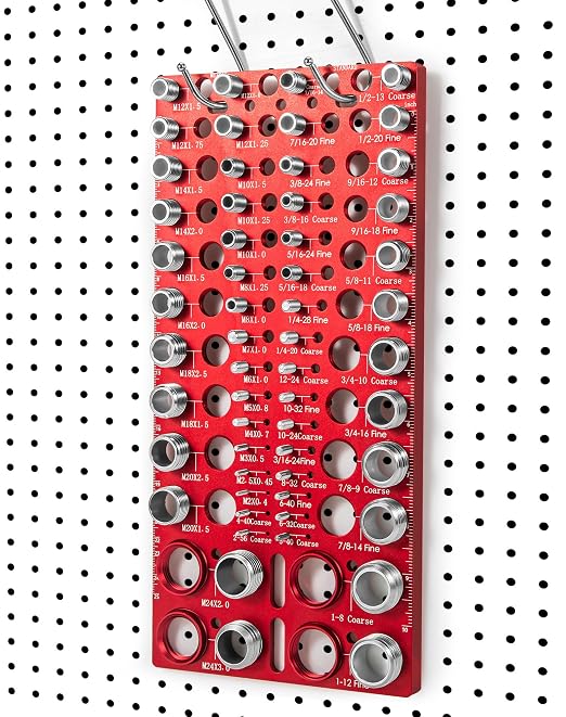 56 Thread Checker, VEXTHYX 30 Standard and 26 Metric nut and Bolt Thread Gauge by VEXTHYXOfficial