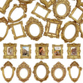 15 PCS Mini Vintage Frames, Tiny Resin Antique Frames, Small Gold picture photo by Unknown