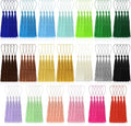 100 Pcs Bookmark Tassels Bulk 20 Colors Soft Craft Silky Handmade Mini Tassels by Bringsparkletoeverydaylife
