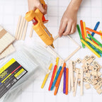 Magicfly Mini Hot Glue Gun Sticks, Huge Pack of 300, Compatible - Image 8