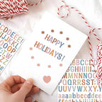 Letter Stickers 0.5 inch, Self-Adhesive Vinyl Waterproof ABC Letter Stickers - Image 5