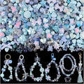 200-260PCS TINKRSTUFF Assorted Blue Acrylic Beads by TINKRSTUFF