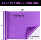Purple Glitter HTV Heat Transfer Vinyl Roll 12inch x 10 ft - Image 2