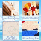 Lighthouse Punch Needle Kit for Beginners, Crochet Kit for Adult, Home Decor - Image 3