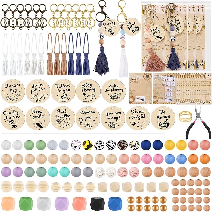 TOHONGADON 169 Pcs Silicone Beads by TOHONGADON