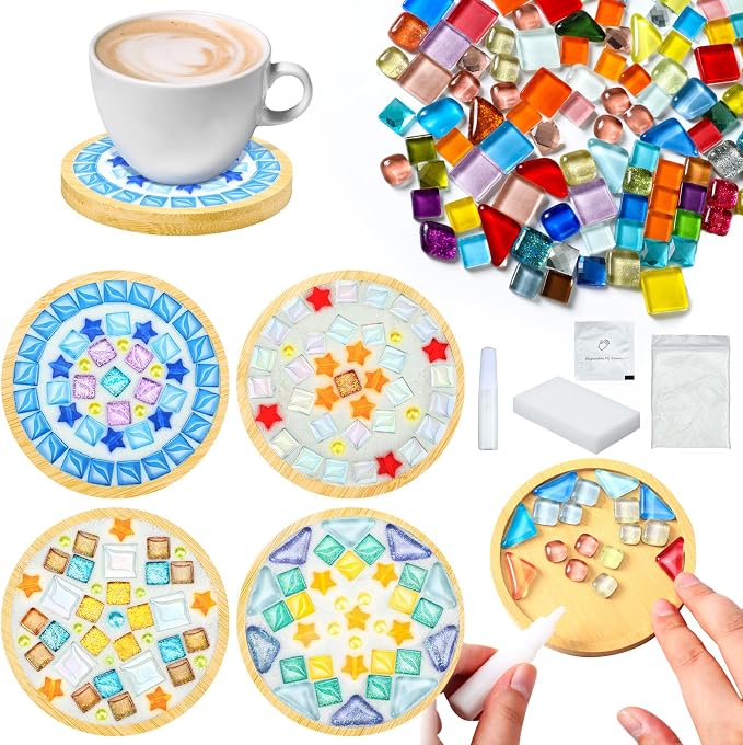 Qinyoung 6 Sets DIY Mosaic Kits by Qinyoung