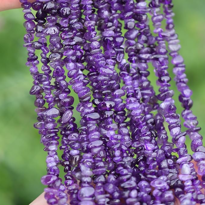 400pcs Natural Chip Stone Beads - Image 7