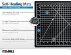 Dahle Vantage 10673 Premium Self-Healing Cutting Mat, 1/2" Grid, 5 Layers - Image 4