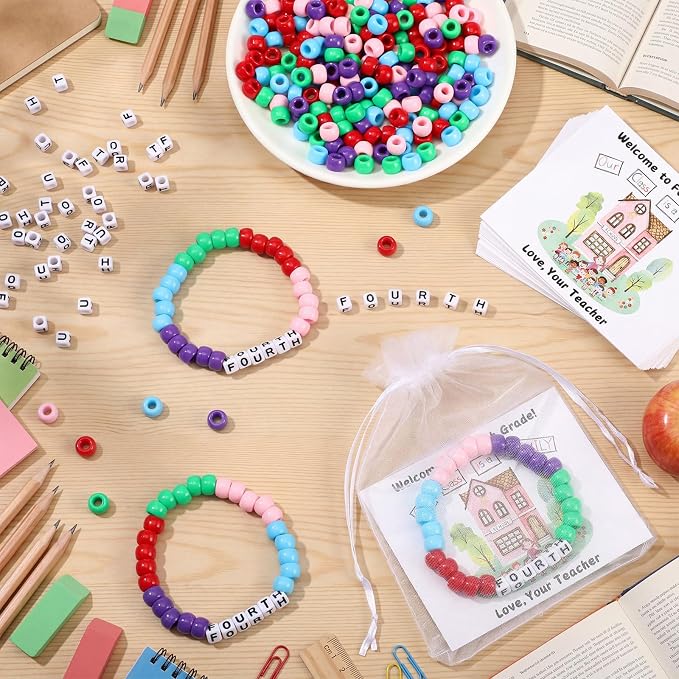 Tondiamo 24 Sets 4th Grade Back to School Gifts Friendship Bracelet Making Kit - Image 5