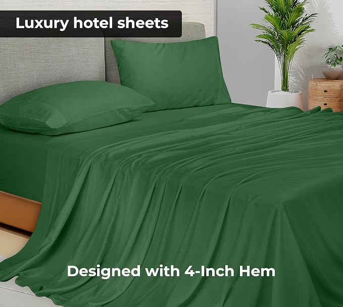 Royale Linens Twin XL Flat Sheet - Image 2