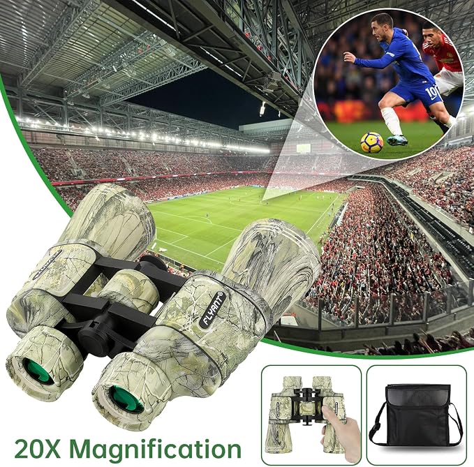 20x50 High Powered Binoculars for Adults, Waterproof Binoculars - Image 7