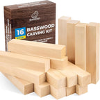 BeaverCraft Basswood Carving Blocks BW16 pcs by BeaverCraft