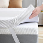 SINWEEK 2 Inch Gel Memory Foam Mattress Topper Queen Size, Ventilated High by SINWEEK