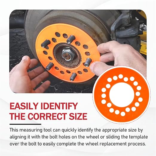 Wheel Bolt Pattern Template Tool, Lug Bolt Pattern Measuring Guides - Image 4