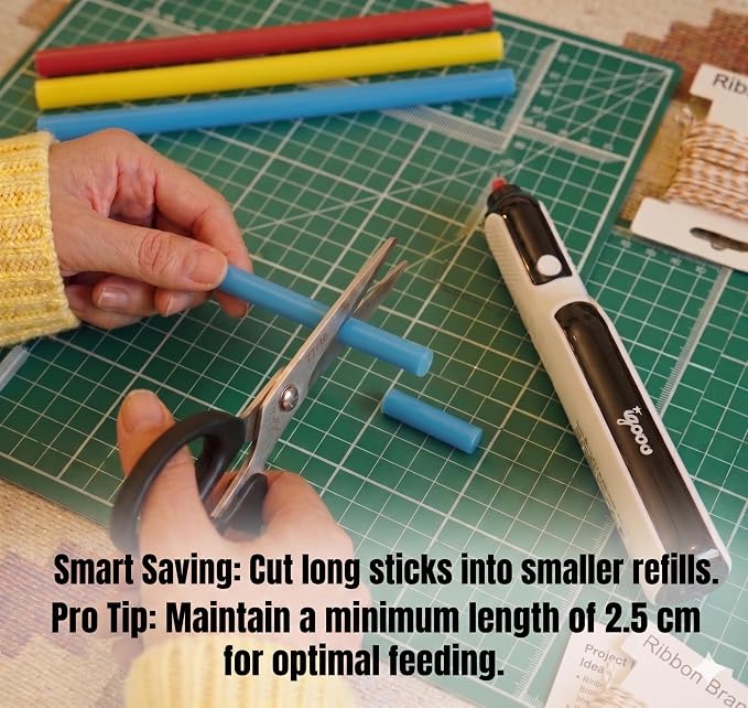 Cordless Glue Pen, Mini Hot Glue Gun, 6s Preheat, Automatic Glue Stick Feeding - Image 9