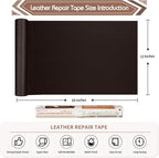 KING MOUNTAIN Leather Repair Patch, 12 x 60 Inches Self-Adhesive Repair Tape - Image 4